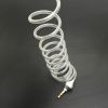 Listen Receive Only 3.5mm Anti-radiation Helical Headset Spiral Coil Transparent Vacuum Air Duct Singlet Unilateral Monaural Earpiece