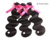 E beauty Hair 8A Grade Brazilian Virgin Hair Body Wave 3 Bundles Remy Human Hair Weaves Natural Black (10 12 14)