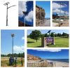 15W to 60W with 6000K CCT All in Two solar LED street light more than 160lm/W ip67