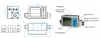 DN12 DN19 oxygen nitrogen argon thermal gas mass air flow meter sensor