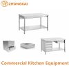 hotel restaurant commercial kitchen stainless steel worktable 