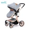 New modle aluminum alloy high view gold baby stroller