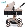 New modle aluminum alloy high view gold baby stroller