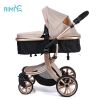 New modle aluminum alloy high view gold baby stroller