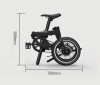 Manufacturer supply 16 inch portable & folding ebike lithium battery electric bicycle