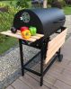 Big barrel BBQ grill