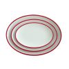 Melamine oval plate food serving plate of set 3