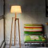 wooden tripod floor lamp