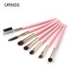 professional new 7pcs Makeup Brushes Tool Blending eyeshadow Blush eyelashes cosmetics makeup