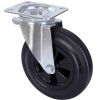 8 inches black rubber ...