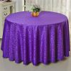 Table Cloth-Luxurious wedding banquet event hotel jacquard table cloth table cover