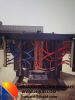 Medium frequency induction furnace.