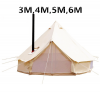 Camping Herringbone Bell Tents with Chimney Hole