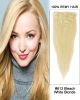 High Quality Malaysian #613Remy Hair Full Cuticle Human Clip in Hair Extensions