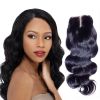 Body Wave Frontal Lace Closure with Peruvian Human Hair Braid