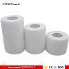 Tear stretch cotton and spandex fabric colored elastic adhesive bandage 