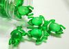 Frog form dosage capsules bath oil beads