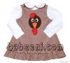 Appliqued baby dress