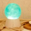 Creative gift magic planet led light rechargeable wireless speaker