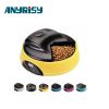 LCD Display 4 food trays pet feeder for dog / cat