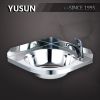 factory supply  simple wall mounted 304 stainless steel hand wash basin