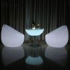 Modern design outdoor party garden illuminating color changing furniture garden sofa