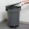 Eco- friendly plastic waste bins, household trash can, office trash ca