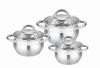 6 Piece Classic Stainless Steel Cookware Set