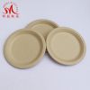 8.6 inch Biodegradable and Eco-friendly Bagasse and Bamboo Pulp Unbleached PlatesTableware