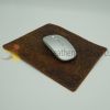 Genuine Leather Mouse Pad with Double Sided with stitching