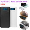 2018 new trend P65C type c mobile laptop power bank 20000mah with QC3.0 PD for new macbook pro 15"