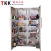 Soft-stop kitchen tandem pull out pantry unit