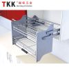 Kitchen Cabinet Elevator Pull Down Shelf Storage Basket