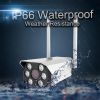 H. 265 3.0MP IR Bullet Security Surveillance HD WiFi IP Camera with Voice Alarm