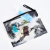 Custom Zipper Fashion Clear PVC Waterproof Women Cosmetic Bag