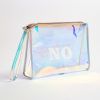 Custom Zipper Fashion Clear PVC Waterproof Women Cosmetic Bag