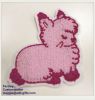 Chenille Patch Pink Ra...