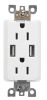 Usb outlet with 15a du...