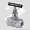 BW SW Ferrule NPT Threaded Angle 3Way Needle Valve With Nipple