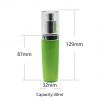 Series green color acrylic bottle with silver pump