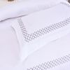 Embroidery hotel 100% cotton duvet cover set