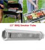 BBQ Grill Hot Cold Smoking Mesh Tube Smoke Generator Stainless Pellet Smoker Tube