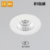 10W IP44  Energy Saving Led Round Recessed Downlight