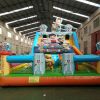 High quality inflatable paw combo patrol dog bouncer jumping bounce castle slide