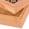 natural wooden boxes