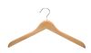 Factory wholesale wooden flat hanger 