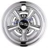 Universal 8" Golf Cart Hub Cap Wheel Cover