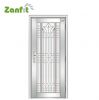 Stainless steel glass door with handle single or composite door