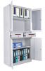 Glass door steel metal file storage cabinet with Drawer