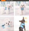 Diamond Flower Bling Rhinestone Pet Dog Harness With Lead Set